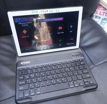 Digər planşetlər: Planşet atouch x19 life bluetooth klaviaturalı tablet pc ram: 8gb; — 4