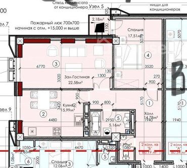 недостроеные дома: 2 комнаты, 79 м², Элитка, 12 этаж, ПСО (под самоотделку)