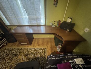 Столы: Компьютерный стол, Нераскладной, Дерево, Угловой стол