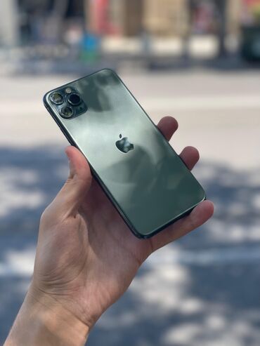 Техника для кухни: IPhone 11 Pro Max, 64 ГБ, Matte Midnight Green, Гарантия, Беспроводная зарядка, Face ID