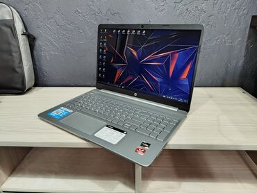 компьютер hp: Ноутбук, HP, 16 ГБ ОЗУ, AMD Ryzen 5, 15.6 ", Для работы, учебы, память SSD