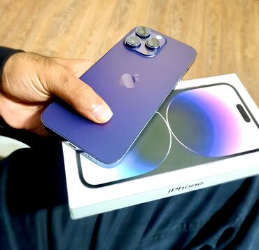 купить зарядку на айфон 7 оригинал: IPhone 14 Pro Max | 128 ГБ Deep Purple | Защитное стекло, Чехол, Кабель | USB type C