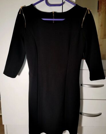 Dresses: M (EU 38), color - Black, Cocktail, Other sleeves