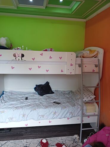 krevet za deciju sobu: Unisex, bоја - Bela, Upotrebljenо