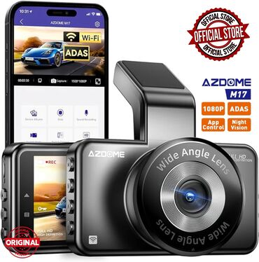 video qeydiyyatçı avtomobil: AzDome M17 - 110 AZN AzDome M17+Arxa kamera 120 AZN Azdome M17 -