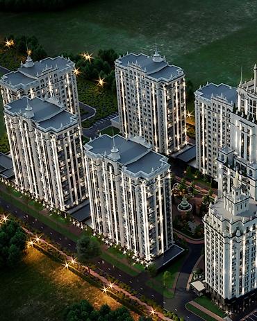 kva: 4 комнаты, 164 м², Асанбай мкр Элитка, 5 этаж, ПСО (под самоотделку) — 6