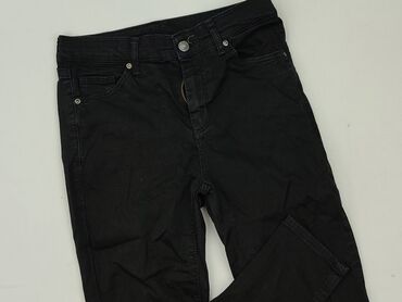 czarne legginsy z wysokim stanem push up: Jeans for women, size XS (EU 34)