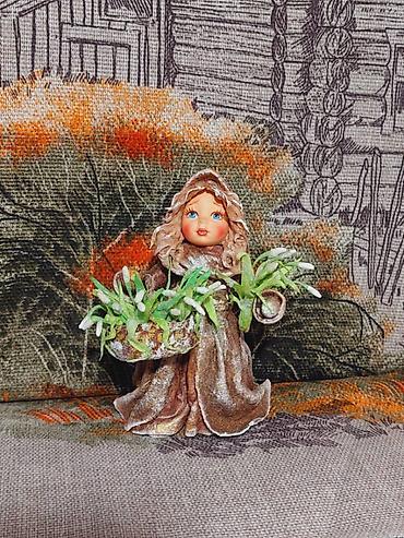 Другой декор и предметы интерьера: Сувенир, фигурка,подвеска Лесная хранительница подснежников Лесная — 12