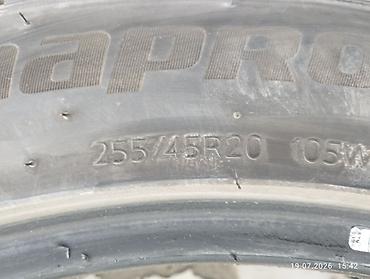 385 55: Комплект автомобильных шин, 4 шт. - Размер: 255/45 R20(надпись — 8