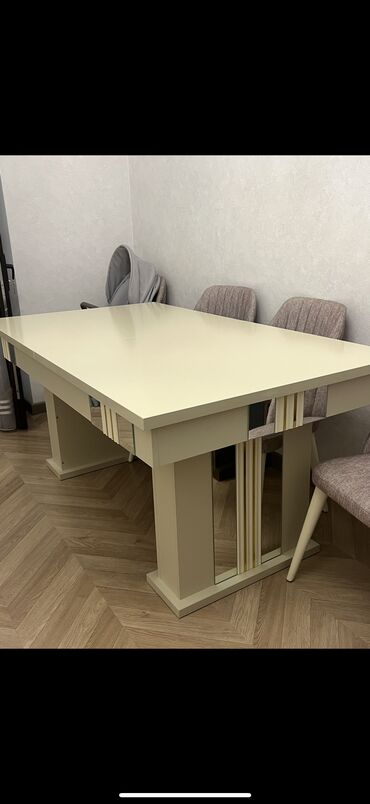обеденный стол: Qonaq masası, Yeni, Açılan, Kvadrat masa