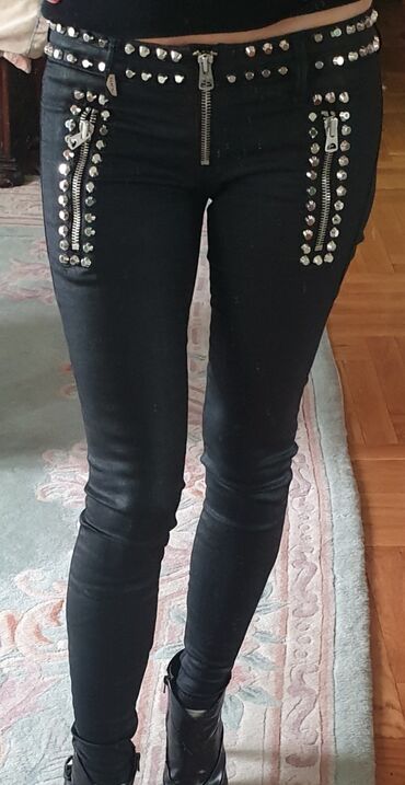 Farmerke: REPLAY original crne farmerke sa nitnama, baš moćno izgledaju, blago — 9