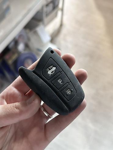 селика: Силиконовый чехол для автомобильного ключа Hyundai. Черный защитный — 2