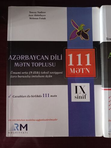 Kitablar, jurnallar, CD, DVD: 9 cu sinif 111 mətn