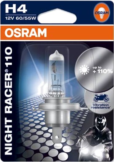 zimski sorc broj crn pro srebrnim nitlep: Sijalica za motor OSRAM Night Racer 110 60/55W H4 64193NR1 Sijalica