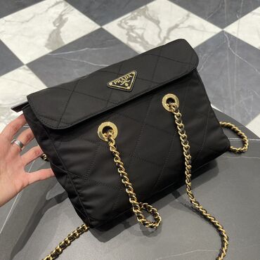 Torbe: Torba za rame, Prada, Materijal: Poliester — 2