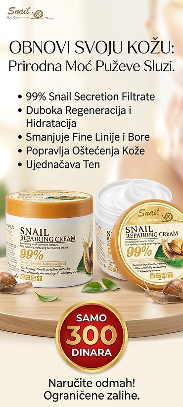 opposite salonke zenske: Snail Repairing Cream – krema za regeneraciju kože sa 99% filtrata — 1