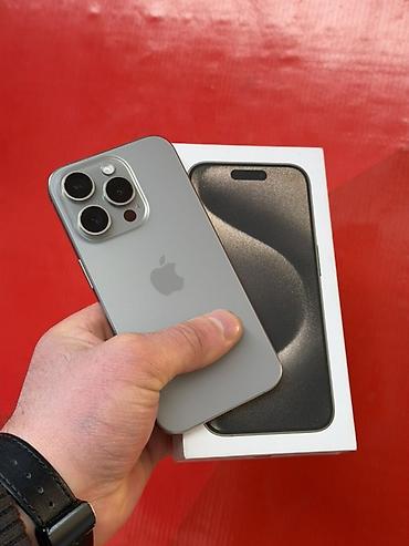 Apple iPhone: IPhone 15 Pro, 128 GB, Natural Titanium, Face ID — 1