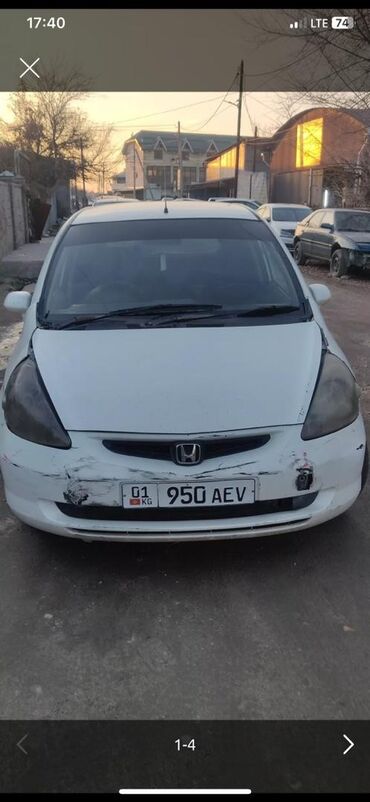 Honda: Honda Fit: 2002 г., 1.5 л, Вариатор, Бензин