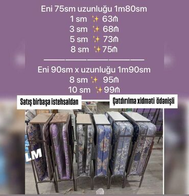 Divan və masa dəstləri: Açılıb-bağlanan çarpayıların (raskladuşkaların) birbaşa depodan ən