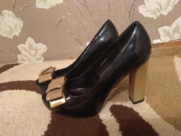 черные лакированные туфли женские: Туфли Размер: 36, цвет - Черный