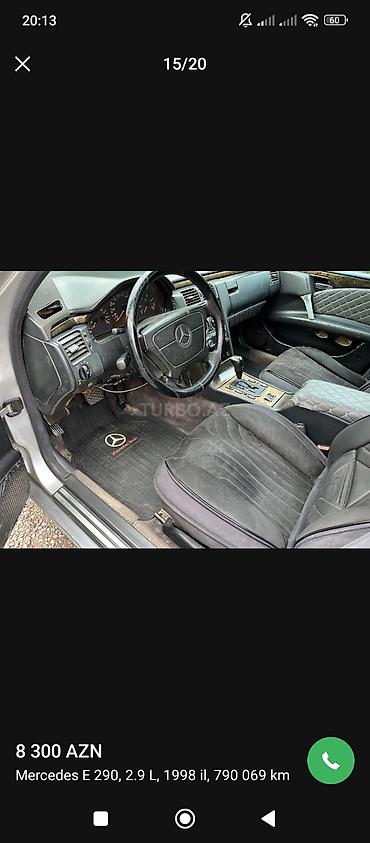 Mercedes-Benz: Mercedes-Benz E-Class: 2.9 l | 1998 il Sedan -da lalafo.az — 12 Mercedes-Benz: Mercedes-Benz E-Class: 2.9 l | 1998 il Sedan — 12