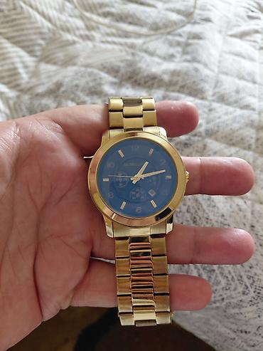 Личные вещи: Michael Kors kişi qol saatı - Korpus və qolbaq: qızılı rəngli — 3
