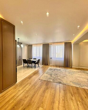 квартира бишкек ахунбаева: 3 комнаты, 98 м², Элитка, 8 этаж, Дизайнерский ремонт