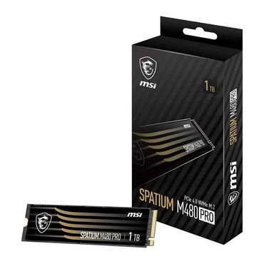 Комплектующие для ПК и ноутбуков: Накопитель SSD MSI, 1 ТБ