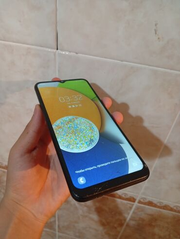 самсунг ао3: Samsung Galaxy A03s, Б/у, 64 ГБ, цвет - Черный, 2 SIM