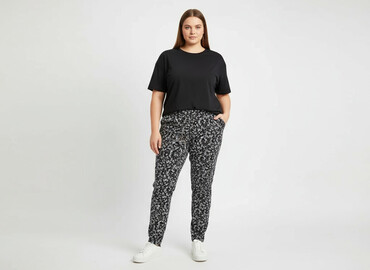 legginsy bezszwowe z wysokim stanem push up: Janina, Брюки жіночі, розмір 4XL