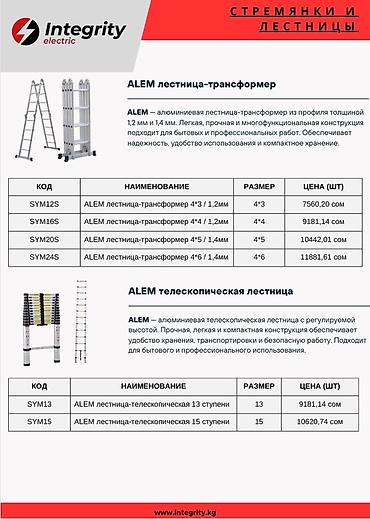 Тепкичтер-трансформерлер: Трансформер тепкич, Бийиктиги: До 2 м, Жаңы, Материалы: Металл — 4