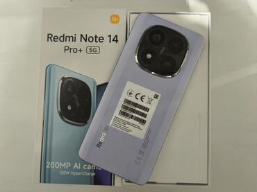 мышь для ноутбука: Redmi, Redmi Note 14 Pro Plus, Колдонулган, 256 ГБ, түсү - Кызгылт көк, 1 SIM, 2 SIM