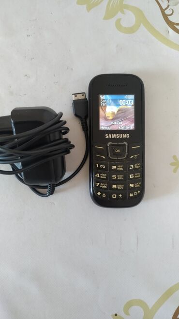 samsung tel: Samsung GT1200, rəng - Qara, Zəmanət, Düyməli