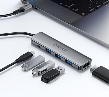 jack e4: ACEFAST J16 5-в-1 с разъемом USB-C Марка: ACEFAST Модель — 4