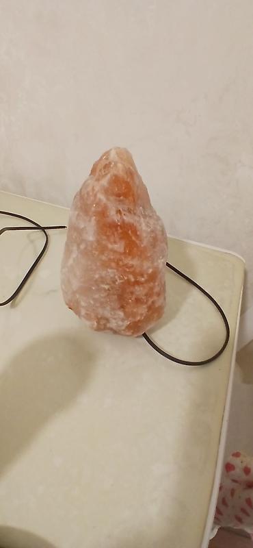 goz mincigi: Himalay duz lampası - Material: təbii Himalay duzu monoliti — 1