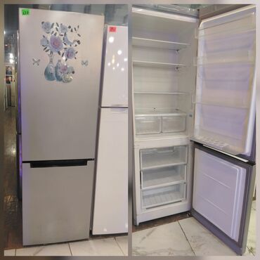 İçki texnikası: Alt kameralı iki qapılı soyuducu - Rəng: gümüşü (ön qapıda çiçək və