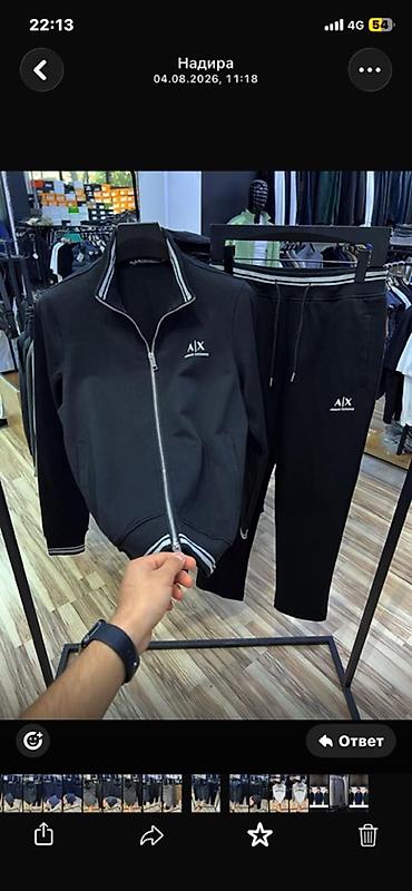 armani: Мужской спортивный костюм A|X Armani Exchange - Комплект: олимпийка — 1