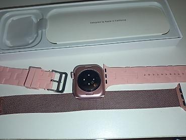 ремешки для часов apple watch: Apple Watch реплика (корпус розового цвета) с комплектом ремешков — 3
