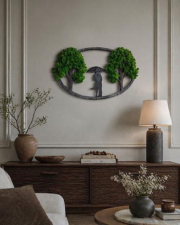 Панно: Панно ручной работы – это уникальный фито-декор из мха, который — 20