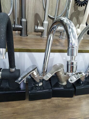 metbex ucun isiqlar: Mətbəx və hamam üçün qarışdırıcı kranlar - Material: paslanmayan