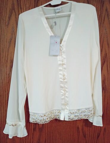 bele košulje ženske: S (EU 36), Polyester, color - Beige