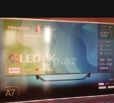 работа в баку 2019: Телевизор Hisense QLED 55" 4K (3840x2160) at lalafo.az работа в баку 2019: Телевизор Hisense QLED 55" 4K (3840x2160)