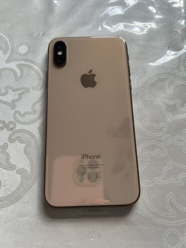 монитор на запчасть: IPhone Xs, Колдонулган, 256 ГБ, Алтын, Каптама, 83 %