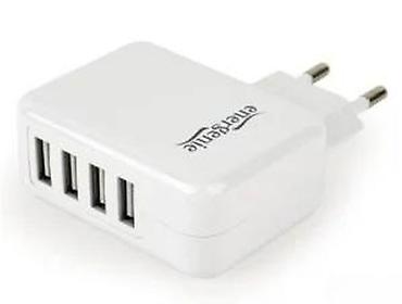 Adapteri i punjači za laptop: Punjač sa 4 USB porta – EnerGenie EG-U4AC-02 - Zidni USB punjač sa — 17