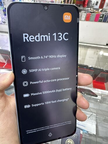 телефоны xiaomi redmi 10 а: Xiaomi, Redmi 13C, Новый, 256 ГБ, В рассрочку, 2 SIM