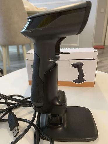 printer skaner: Barkod aparati USB barkod skaneri və stendi - Kablolu model: USB — 1