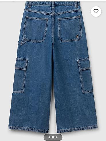 джинсы: Cins şalvar United colors of Benetton, yeni, birkası üstündə. Qız — 2