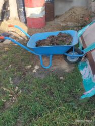 Qapılar və aksessuarlar: Bağ və tikinti işləri üçün əl arabası - Təkərli, bir təkərli klassik