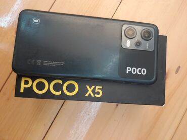 экран на телефон fly: Poco X5, 256 GB, rəng - Qara, Sənədlərlə