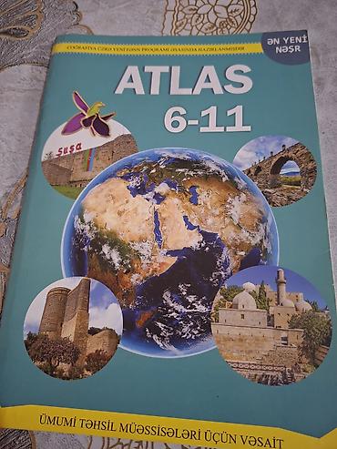 atlas xəritə: Məhsul: Coğrafiya Atlası 6–11 Təsvir: - Ümumi təhsil müəssisələri — 1
